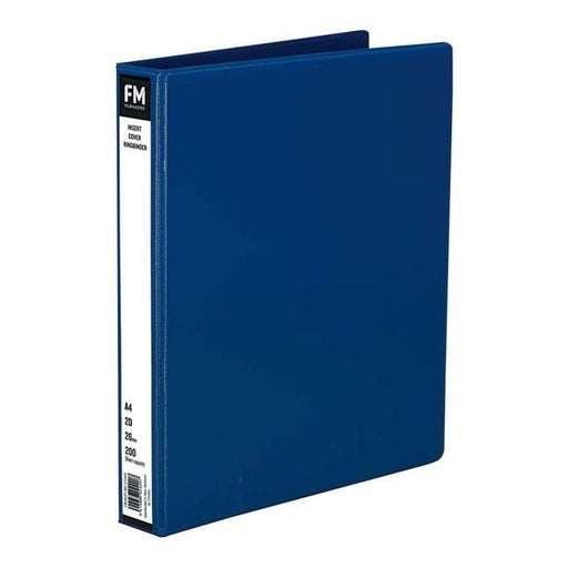 FM Binder Overlay A4 2/26 Light Blue Insert Cover-Officecentre
