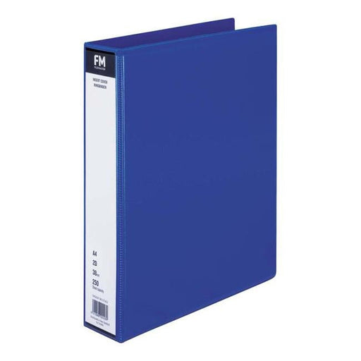 FM Binder Overlay A4 2/38 Light Blue Insert Cover-Officecentre
