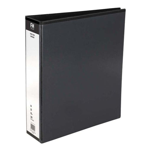 FM Binder Overlay A4 2/50 Black Insert Cover-Officecentre