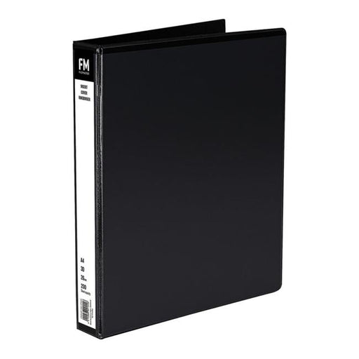 FM Binder Overlay A4 3/26 Black Insert Cover-Officecentre