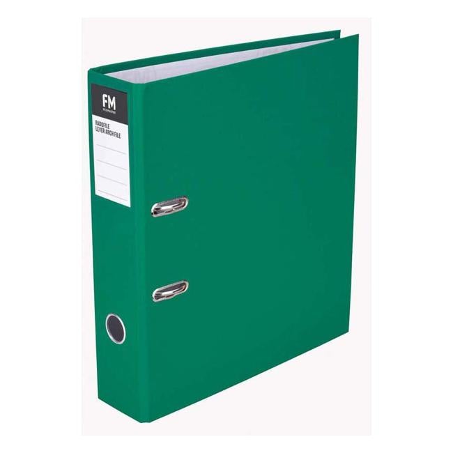 FM Binder Radofile Green A4 Lever Arch-Officecentre