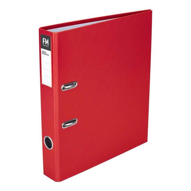 FM Binder Radofile Mini Red A4 Lever Arch-Officecentre