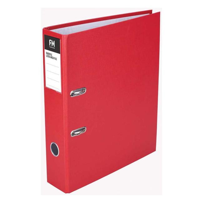 FM Binder Radofile Red Foolscap Lever Arch-Officecentre