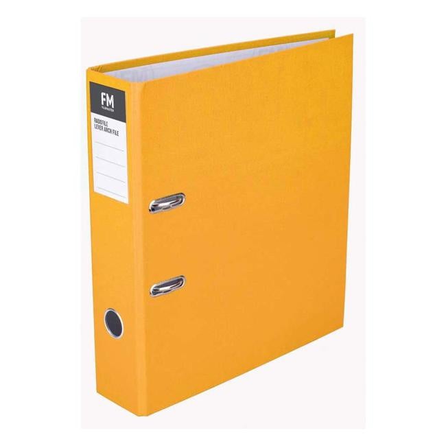 FM Binder Radofile Yellow A4 Lever Arch-Officecentre