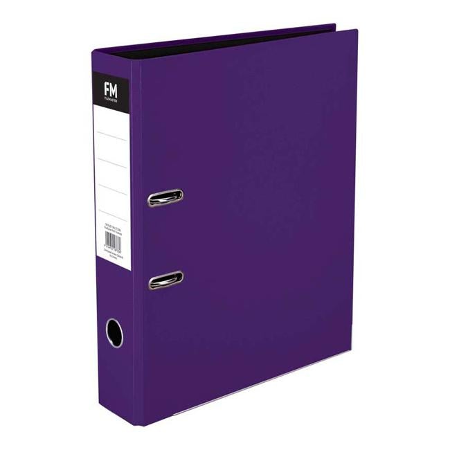 FM Binder Vivid Passion Purple Foolscap Lever Arch-Officecentre