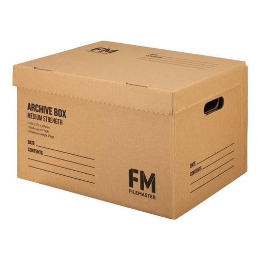 FM Box Archive Kraft Medium*** Strength 425x275x330mm Inside Measure-Officecentre