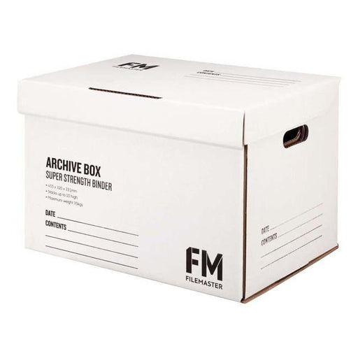 FM Box Archive White Super Strength 462x332x330mm Inside Measure-Officecentre