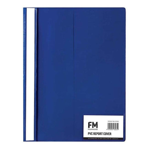 FM Cover Report A4 Blue Pvc-Officecentre
