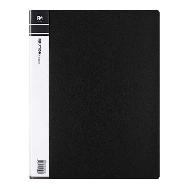 FM Display Book A4 Black 20 Pocket-Officecentre