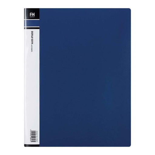 FM Display Book A4 Blue 20 Pocket-Officecentre