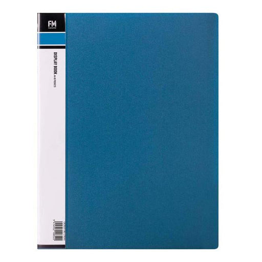 FM Display Book A4 Blue 40 Pocket-Officecentre