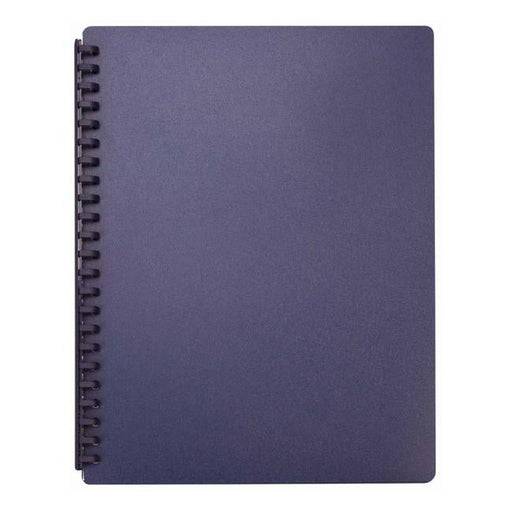 FM Display Book A4 Blue Refillable 20 Pocket-Officecentre
