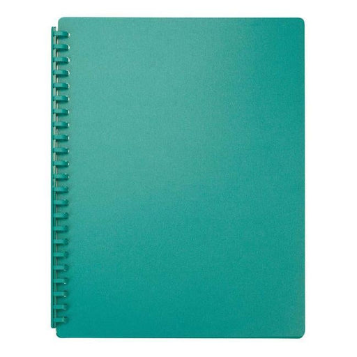 FM Display Book A4 Green Refillable 20 Pocket-Officecentre