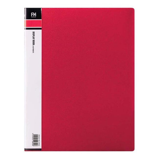 FM Display Book A4 Red 40 Pocket-Officecentre