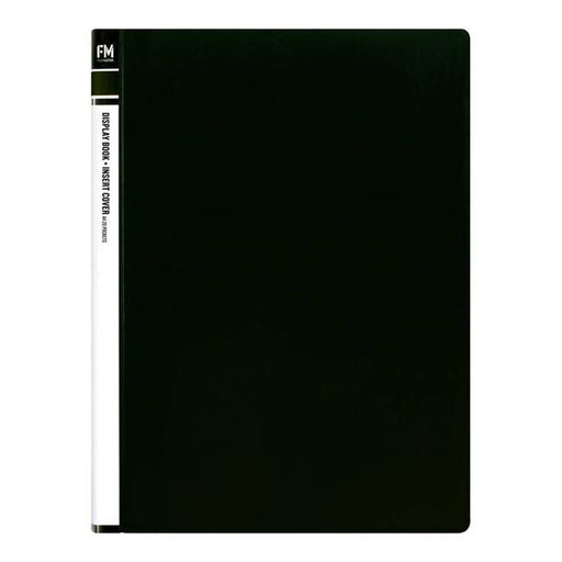 FM Display Book Black Insert Cover 20 Pocket-Officecentre