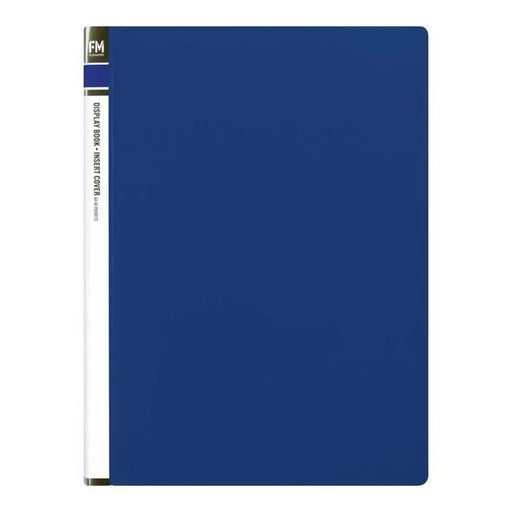 FM Display Book Blue Insert Cover 20 Pocket-Officecentre
