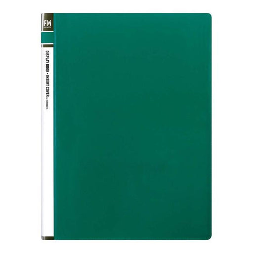 FM Display Book Green Insert Cover 20 Pocket-Officecentre