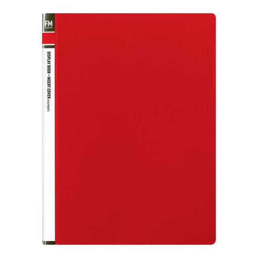 FM Display Book Red Insert Cover 20 Pocket-Officecentre