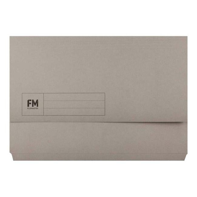 FM Document Wallet Grey Foolscap-Officecentre