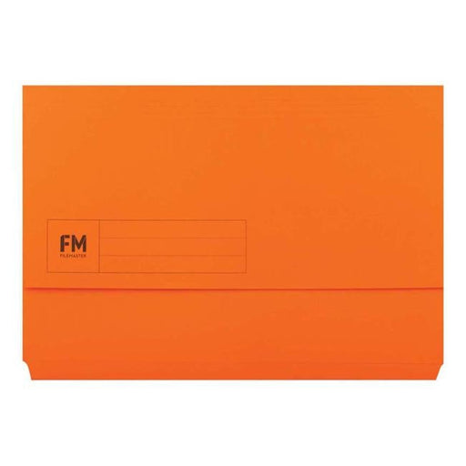 FM Document Wallet Orange Foolscap-Officecentre