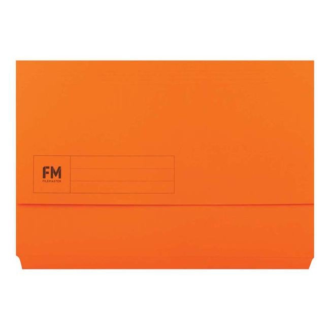 FM Document Wallet Orange Foolscap-Officecentre