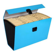 FM File Expanding Vivid Blue 19 Pocket-Officecentre