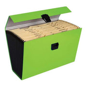 FM File Expanding Vivid Lime Green 19 Pocket-Officecentre