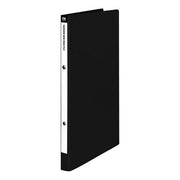 FM File Mini Ring A4 Black Narrow Polypropylene-Officecentre