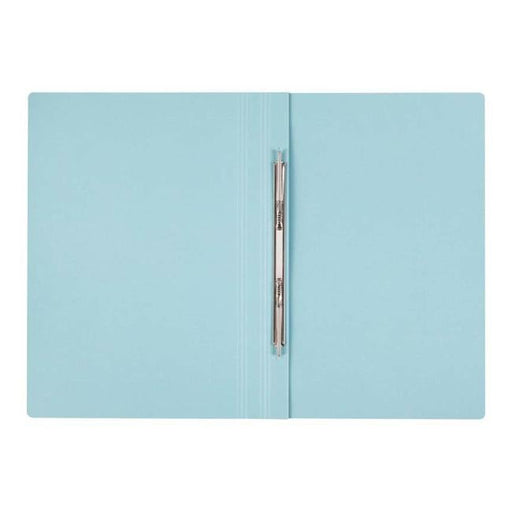 FM File Spring Foolscap Blue Narrow Coloured Manilla Card-Officecentre