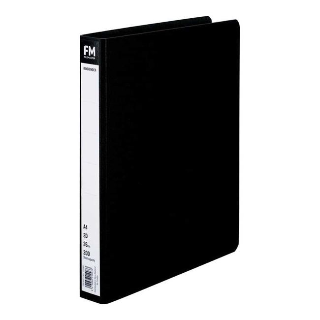 FM Ringbinder A4 Black Trunk Board-Officecentre