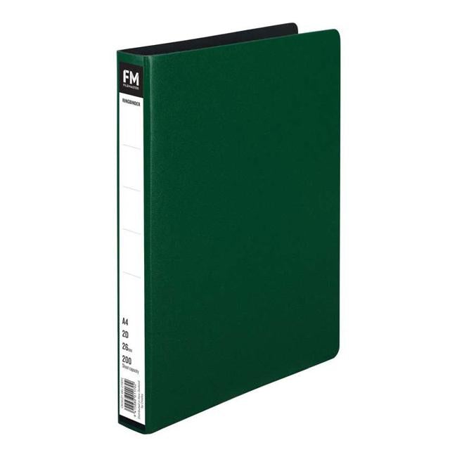 FM Ringbinder A4 Green Trunk Board-Officecentre