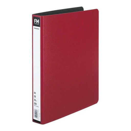 FM Ringbinder A4 Red Trunk Board-Officecentre