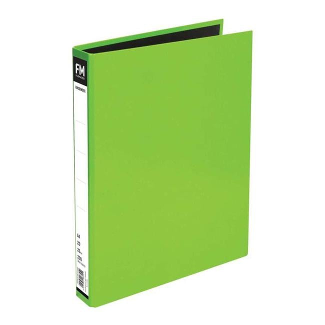FM Ringbinder Vivid Lime Green A4-Officecentre