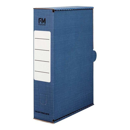 FM Storage Carton Blue Foolscap-Officecentre