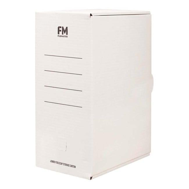 FM Storage Carton White Jumbo 381x250x169mm-Officecentre