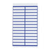 FM Title Strips Crystaltab White Assorted Colours 50 Pack-Officecentre