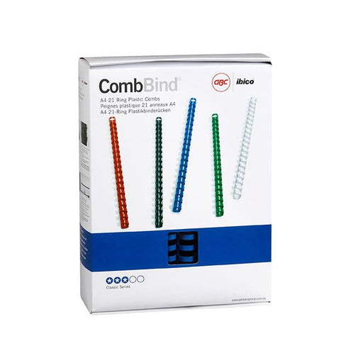 Gbc binding comb 25mm blue pk50-Officecentre