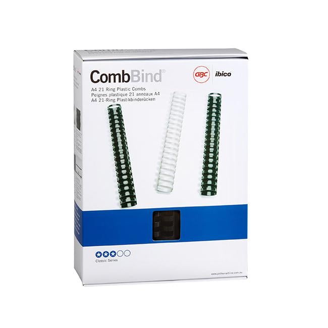 Gbc binding comb 32mm black pk50-Officecentre
