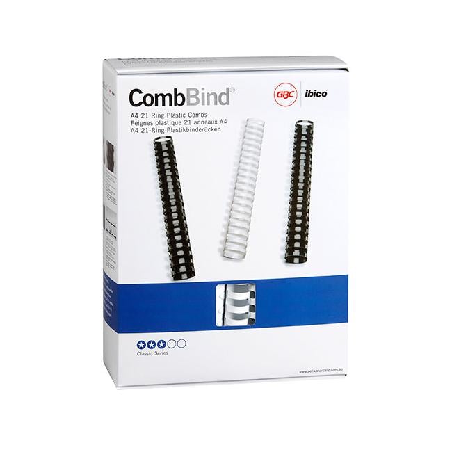 Gbc binding comb 32mm white pk50-Officecentre