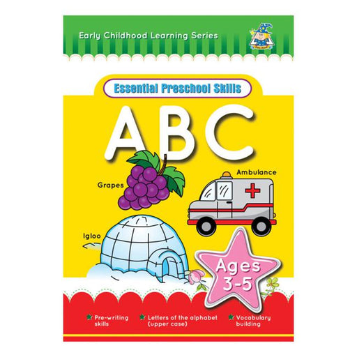 Greenhill Activity Book 3-5yr ABC – UPPER CASE-Officecentre