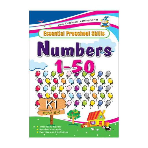 Greenhill Activity Book 4-6 Yr Numbers 1 to 50-Officecentre