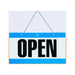 Headline open & close sign with chain 275x150mm-Officecentre