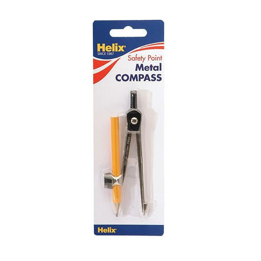 Helix metal compass with pencil-Officecentre