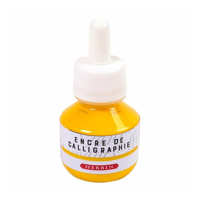 Herbin Calligraphy Ink 50ml Yellow-Officecentre