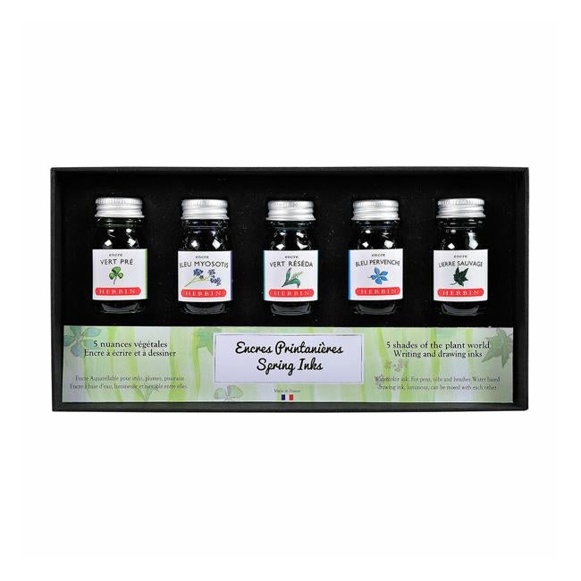 Herbin Ink 10ml Spring Pack of 5-Officecentre