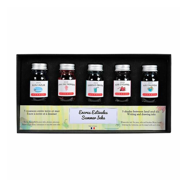 Herbin Ink 10ml Summer Pack of 5-Officecentre