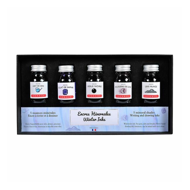 Herbin Ink 10ml Winter Pack of 5-Officecentre