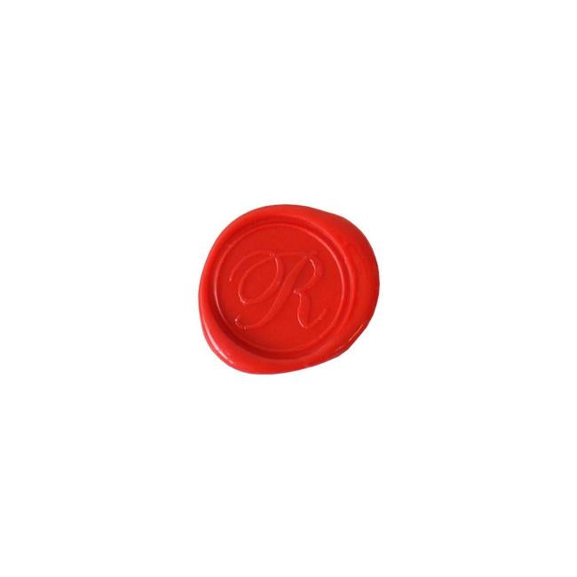 Herbin Wooden Handle Round Seal Copperplate R-Officecentre