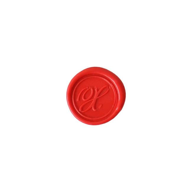 Herbin Wooden Handle Round Seal Copperplate X-Officecentre