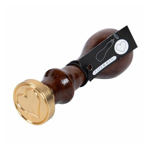 Herbin Wooden Handle Round Seal Heart-Officecentre